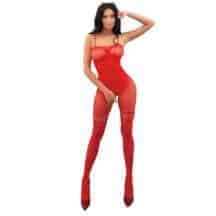 Боди-комбинезон Amor El Valencia с доступом S/L, красный . Нет в наличии Боди-комбинезон Amor El Valencia с доступом S/L, красный