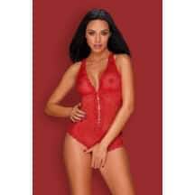 Боди Obsessive Fiorenta teddy Red, Красный, L/XL. Нет в наличии Боди Obsessive Fiorenta teddy Red, Красный, L/XL