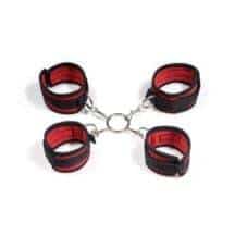 Фиксаторы для рук и ног Пикантные штучки, красный. Нет в наличии Фиксаторы для рук и ног Пикантные штучки, красный