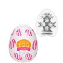 Мастурбатор Tenga Egg Wonder Curl, белый Мастурбатор Tenga Egg Wonder Curl, белый