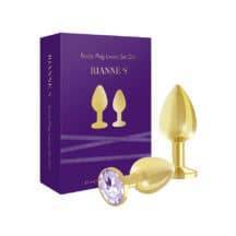 Анальные пробки Rianne S Booty Plug Original Luxury Set 2x, золотистые. Нет в наличии Анальные пробки Rianne S Booty Plug Original Luxury Set 2x, золотистые