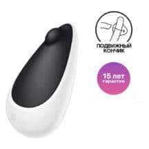 Мини-вибратор Satisfyer Spot On 3, черно-белый. Нет в наличии Мини-вибратор Satisfyer Spot On 3, черно-белый