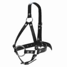 Расширитель-кольцо с фиксацией-сбруей на голову Sitabella, черный Расширитель-кольцо с фиксацией-сбруей на голову Sitabella, черный