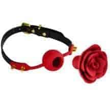 Кляп-шарик Zalo Rose, красный. Нет в наличии Кляп-шарик Zalo Rose, красный