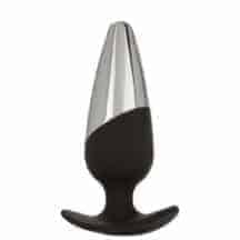 Анальная пробка CalExotics Executive, серебристо-черная. Нет в наличии Анальная пробка CalExotics Executive, серебристо-черная