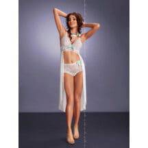 Белая сорочка и трусики Catia S/M. Нет в наличии Белая сорочка и трусики Catia S/M