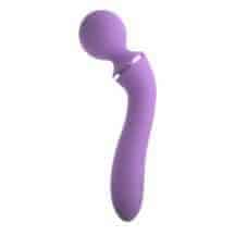 Двусторонний вибромассажер Pipedream Fantasy For Her Duo Wand Massage-Her, сиреневый. Нет в наличии Двусторонний вибромассажер Pipedream Fantasy For Her Duo Wand Massage-Her, сиреневый