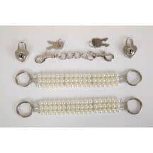 Наручники жемчужные 4sexdream, белые. Нет в наличии Наручники жемчужные 4sexdream, белые