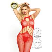 Комплект костюм-сетка и стринги Candy Girl Jazmyn красный, OS. Нет в наличии Комплект костюм-сетка и стринги Candy Girl Jazmyn красный, OS