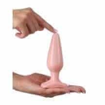 Анальная пробка Doc Johnson Classic Butt Plug Smooth M, телесная. Нет в наличии Анальная пробка Doc Johnson Classic Butt Plug Smooth M, телесная