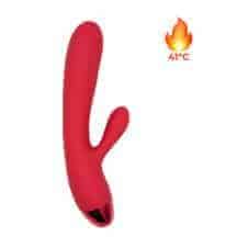 Вибратор-кролик с пульсацией и нагревом Woma Irene, красный Вибратор-кролик с пульсацией и нагревом Woma Irene, красный