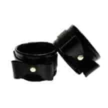 Наручники BDSM Арсенал с бантиками, черные Наручники BDSM Арсенал с бантиками, черные