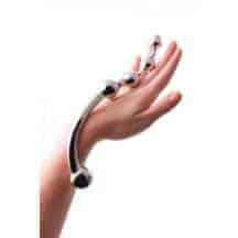 Анальный стимулятор Hard Beads ToyFa Metall, серебристый. Нет в наличии Анальный стимулятор Hard Beads ToyFa Metall, серебристый