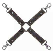 Крестообразный фиксатор Shots Ouch! Roughend Denim Style для оков, черный. Нет в наличии Крестообразный фиксатор Shots Ouch! Roughend Denim Style для оков, черный