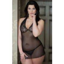 Ночная Сорочка и Стринги Soft Line Marilyn черные, XXXL. Нет в наличии Ночная Сорочка и Стринги Soft Line Marilyn черные, XXXL