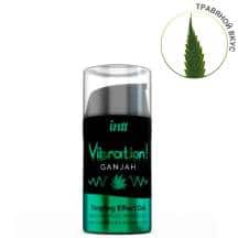 Жидкий вибратор Intt Vibration Ganjah, 15 мл Жидкий вибратор Intt Vibration Ganjah, 15 мл