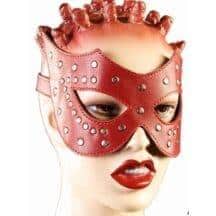 Маска ручной работы Подиум из натуральной кожи, красная, OS. Нет в наличии Маска ручной работы Подиум из натуральной кожи, красная, OS