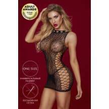 Комплект платье-сетка и стринги Candy Girl Emery черные, OS. Нет в наличии Комплект платье-сетка и стринги Candy Girl Emery черные, OS