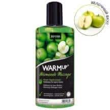 Разогревающий массажный гель Joy Division WARMup Зеленое яблоко, 150 мл