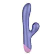 Вибратор-кролик с вакуумным стимулятором Romp Pulse, фиолетовый Вибратор-кролик с вакуумным стимулятором Romp Pulse, фиолетовый