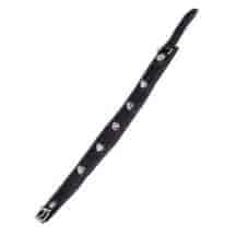 Ошейник узкий окантованный Подиум, черный. Нет в наличии Ошейник узкий окантованный Подиум, черный