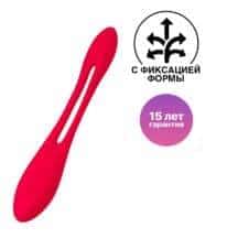 Гибкий вибратор с фиксацией формы Satisfyer Elastic Joy, красный. Нет в наличии Гибкий вибратор с фиксацией формы Satisfyer Elastic Joy, красный