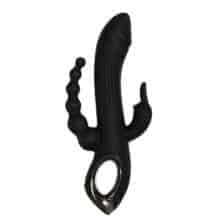 Вибратор-кролик Evolved Trifecta с двойным проникновением, чёрный. Нет в наличии Вибратор-кролик Evolved Trifecta с двойным проникновением, чёрный