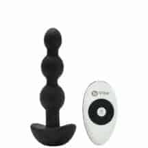 Анальная елочка с вибрацией b-Vibe Triplet с пультом ДУ, черная. Нет в наличии Анальная елочка с вибрацией b-Vibe Triplet с пультом ДУ, черная