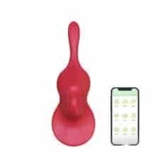 Вибровкладка в трусики CNT Clit Magic Take Over-The Violin, красная. Нет в наличии Вибровкладка в трусики CNT Clit Magic Take Over-The Violin, красная