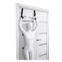 Подвесные наручники на дверь Anonymo by Toyfа, черные с серебристым. Нет в наличии Подвесные наручники на дверь Anonymo by Toyfа, черные с серебристым