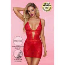 Комплект комбинация и стринги Candy Girl Desiree красные, OS. Нет в наличии Комплект комбинация и стринги Candy Girl Desiree красные, OS