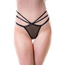 Трусики H.E.L. Mellie, текстиль, чёрные, OS. Нет в наличии Трусики H.E.L. Mellie, текстиль, чёрные, OS