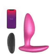 Анальная вибропробка We-Vibe Ditto+ с пультом ДУ, розовая Анальная вибропробка We-Vibe Ditto+ с пультом ДУ, розовая