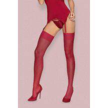 Чулки Obsessive S 800 stockings Ruby, Бордовый, S/M. Нет в наличии Чулки Obsessive S 800 stockings Ruby, Бордовый, S/M
