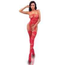 Боди-комбинезон Amor El Agata с доступом S/L, красный. Нет в наличии Боди-комбинезон Amor El Agata с доступом S/L, красный