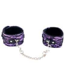 Оковы на ноги кружевные Toyfa Marcus, пурпурные. Нет в наличии Оковы на ноги кружевные Toyfa Marcus, пурпурные