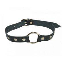 Кляп-кольцо Sitabella расширитель для рта с клепками, черный Кляп-кольцо Sitabella расширитель для рта с клепками, черный