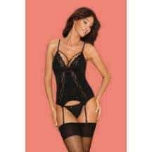 Корсеты Obsessive Diyosa corset, Чёрный, S/M. Нет в наличии Корсеты Obsessive Diyosa corset, Чёрный, S/M