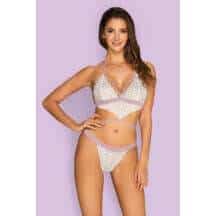 Боди Obsessive Lilyanne teddy, Белый, L/XL Боди Obsessive Lilyanne teddy, Белый, L/XL