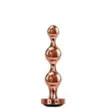 Анальная ёлочка Evolved Gender X Gold Digger L с черным кристаллом, золотистая Анальная ёлочка Evolved Gender X Gold Digger L с черным кристаллом, золотистая