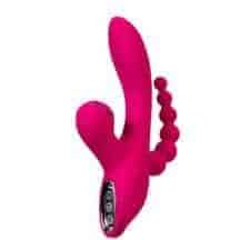 Вибратор-кролик с анальным и вакуумным стимуляторами JOS Tripling, розовый. Нет в наличии Вибратор-кролик с анальным и вакуумным стимуляторами JOS Tripling, розовый