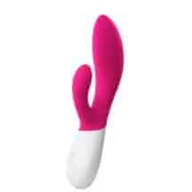 Вибратор-кролик c имитацией фингеринга Lelo Ina Wave 2, розовый Вибратор-кролик c имитацией фингеринга Lelo Ina Wave 2, розовый