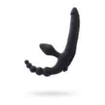 Безремневой страпон с вибропулей Toyfa Black&Red, черный, 35 см. Нет в наличии Безремневой страпон с вибропулей Toyfa Black&Red, черный, 35 см