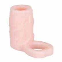 Насадка на пенис с подхватом мошонки Sleeve & Ring. Нет в наличии Насадка на пенис с подхватом мошонки Sleeve & Ring