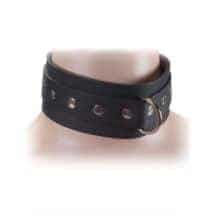 Ошейник широкий без подкладки Подиум, чёрный. Нет в наличии Ошейник широкий без подкладки Подиум, чёрный