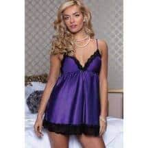 Бэби-Долл и Трусики Seven 'til Midnight, фиолетовые M Бэби-Долл и Трусики Seven 'til Midnight, фиолетовые M