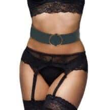 Ремень для фиксации наручников Shots Ouch Halo L/XL, зеленый Ремень для фиксации наручников Shots Ouch Halo L/XL, зеленый