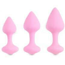 Набор анальных пробок FeelzToys Bibi, розовый
