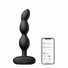 Анальный вибратор-ёлочка с ротацией Lovense Ridge, черный Анальный вибратор-ёлочка с ротацией Lovense Ridge, черный