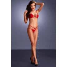 Красный бюст и трусики Palmira S/M. Нет в наличии Красный бюст и трусики Palmira S/M